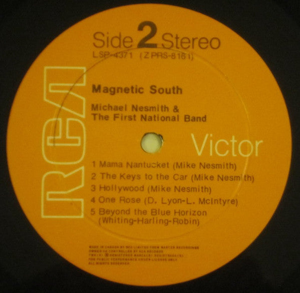Michael Nesmith & The First National Band - Magnetic South - 1970