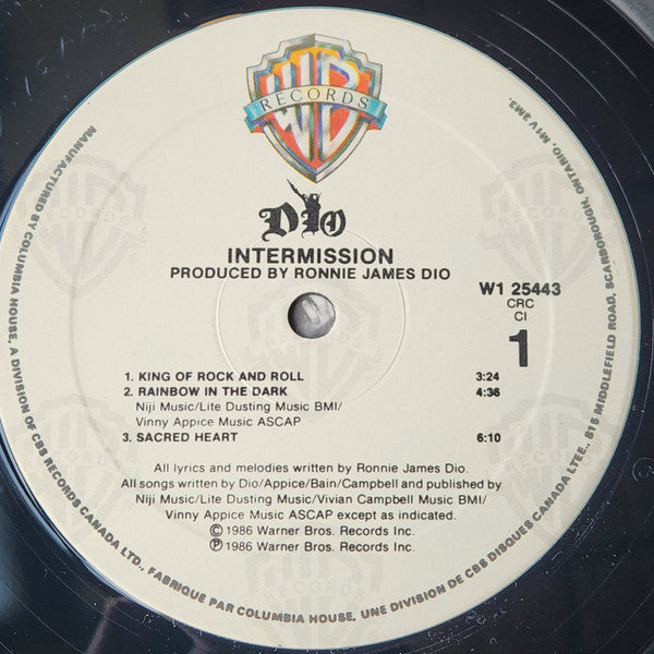 Dio - Intermission - 1986