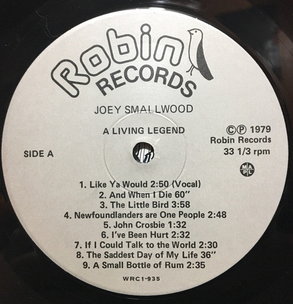 Joseph R. Smallwood - A Living Legend - 1979