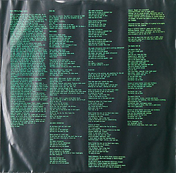 Roger Waters - Radio K.A.O.S. - 1987