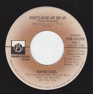 David Soul - Don't Give Up On Us - 1976
