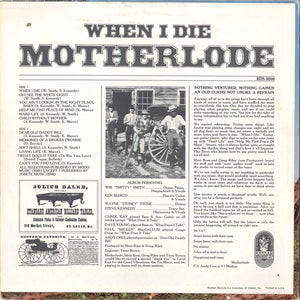 Motherlode - When I Die Vinyl Record