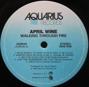 April Wine - Walking Through Fire