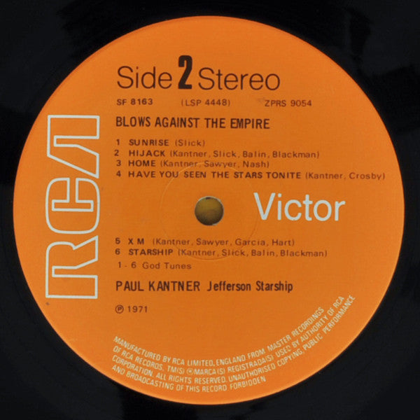 Paul Kantner / Jefferson Starship - Blows Against The Empire - 1971