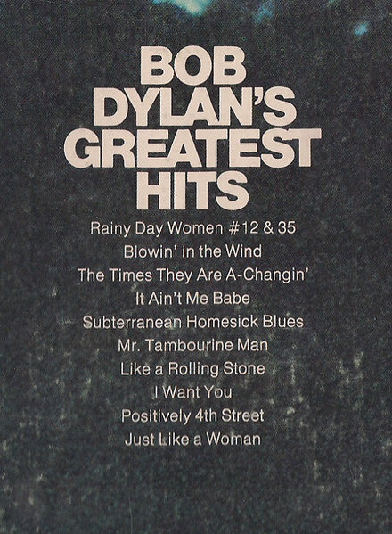 Bob Dylan - Bob Dylan's Greatest Hits Vinyl Record