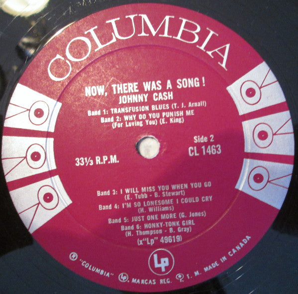 Johnny Cash - Now, There Was A Song! Vinyl Record