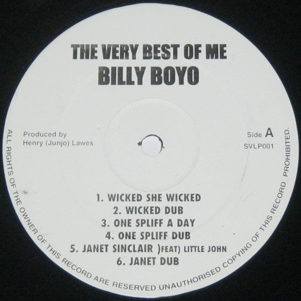 Billy Boyo - The Very Best Of Me - 2006