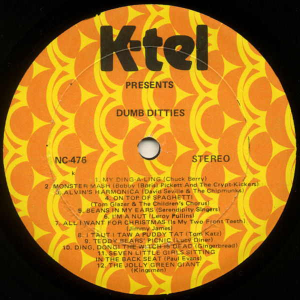 Various - 24 Greatest Dumb Ditties - 1977