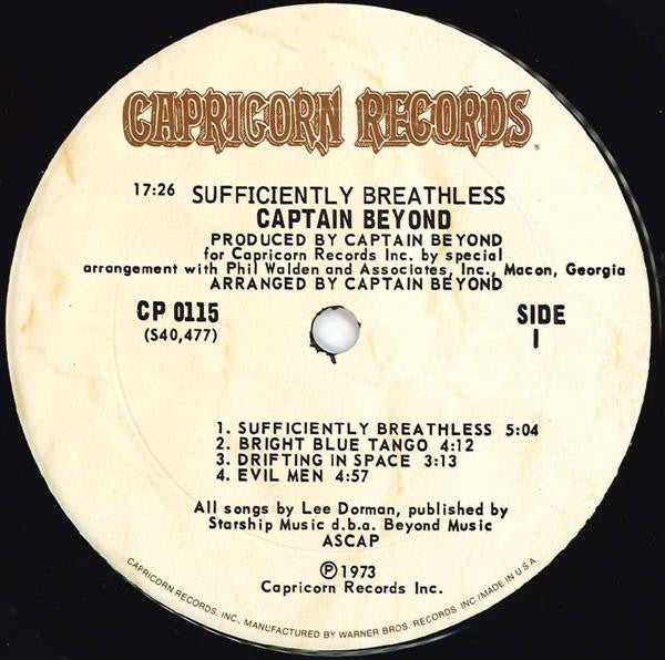 Captain Beyond - Sufficiently Breathless - 1973