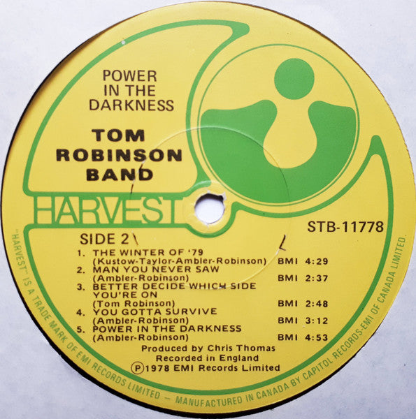 Tom Robinson Band - Power In The Darkness - 1978