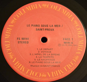 Saint-Preux - Le Piano Sous La Mer