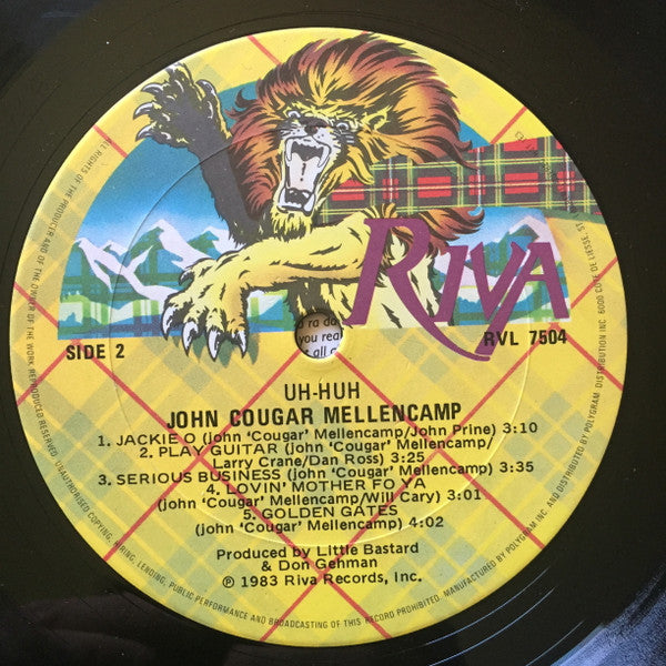 John Cougar Mellencamp - Uh-Huh - 1983