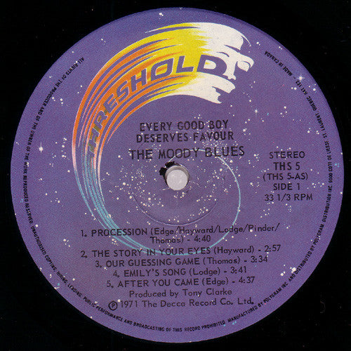 The Moody Blues - Every Good Boy Deserves Favour