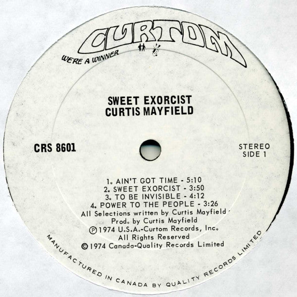Curtis Mayfield - Sweet Exorcist - 1974