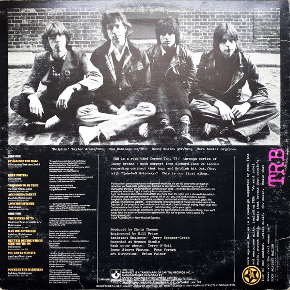 Tom Robinson Band - Power In The Darkness - 1978