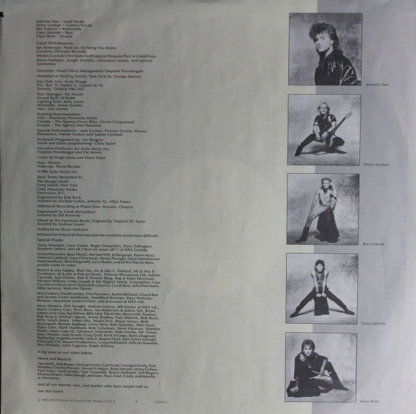 Honeymoon Suite - The Big Prize - 1985