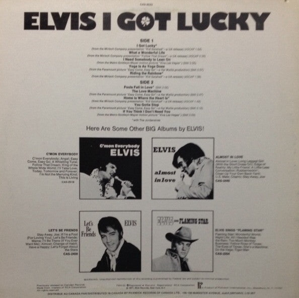 Elvis Presley - I Got Lucky