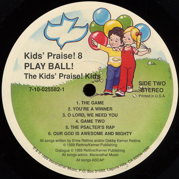 Kid's Praise! - Kids' Praise! 8 Play Ball! - 1989