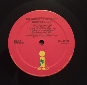 Rupert Hine - The Wildest Wish To Fly Vinyl Record