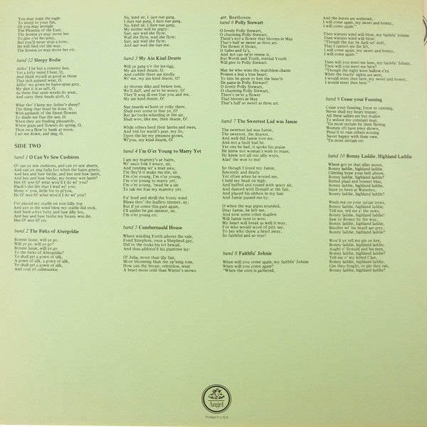 Joseph Haydn / Ludwig van Beethoven - Janet Baker, Yehudi Menuhin, George Malcolm - Scottish Folk Songs - 1976
