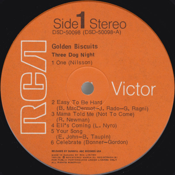Three Dog Night - Golden Bisquits - 1971