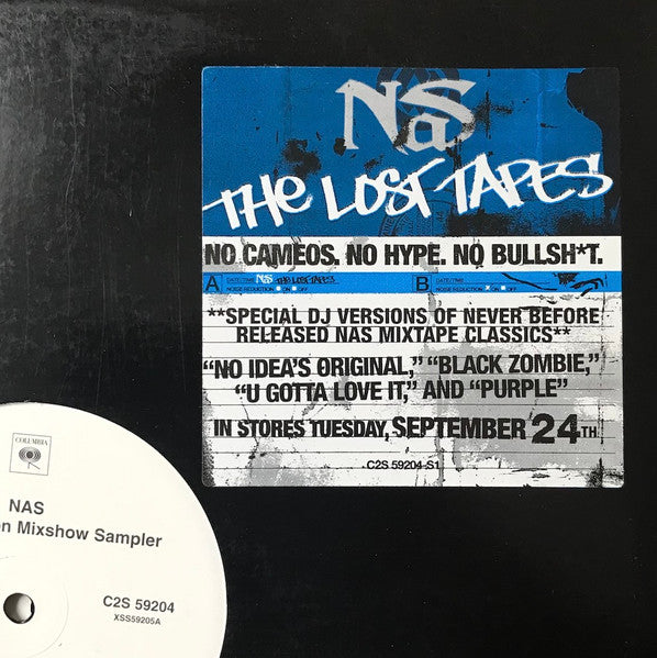 Nas - The Lost Tapes - Limited Edition Mixshow Sampler - 2002