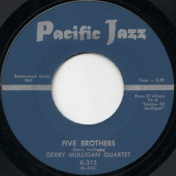 Gerry Mulligan Quartet - Bernie's Tune / Five Brothers