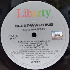 Gerry Rafferty - Sleepwalking - 1982