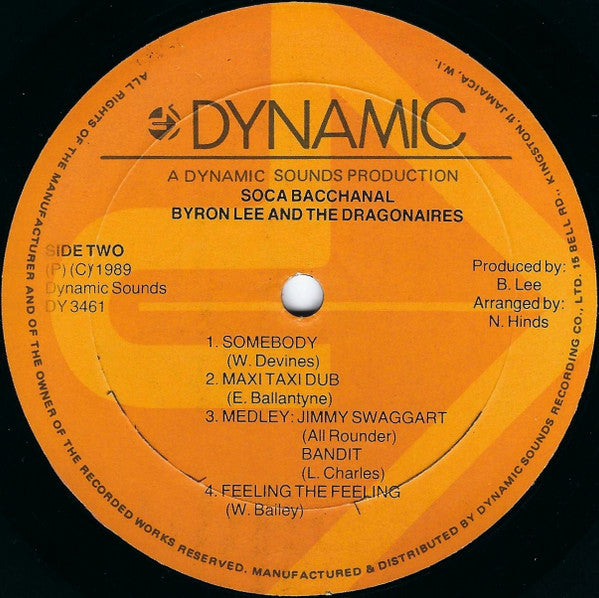 Byron Lee And The Dragonaires - Soca Bacchanal