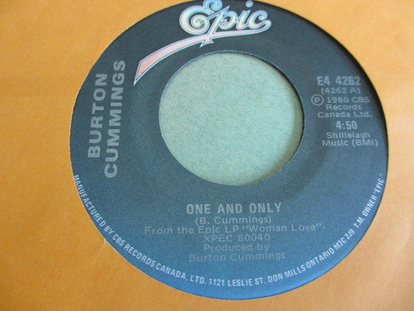 Burton Cummings - One And Only - 1980