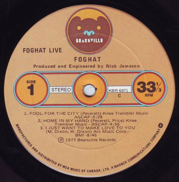 Foghat - Live