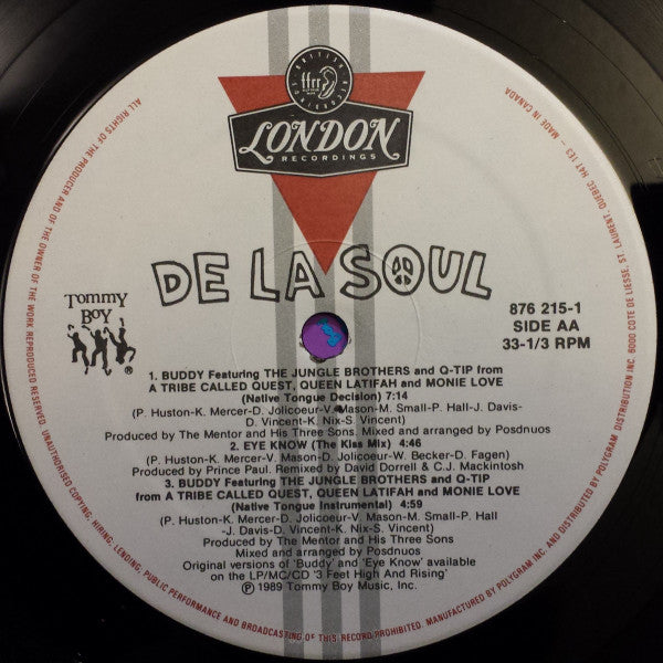 De La Soul - Eye Know / Buddy - 1990