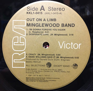 Minglewood Band - Out On A Limb - 1981