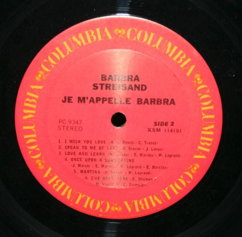 Barbra Streisand - Je M'appelle Barbra -