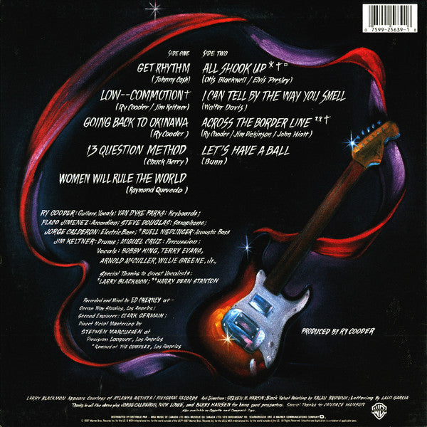 Ry Cooder - Get Rhythm - 1987