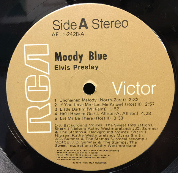 Elvis Presley - Moody Blue - 1977