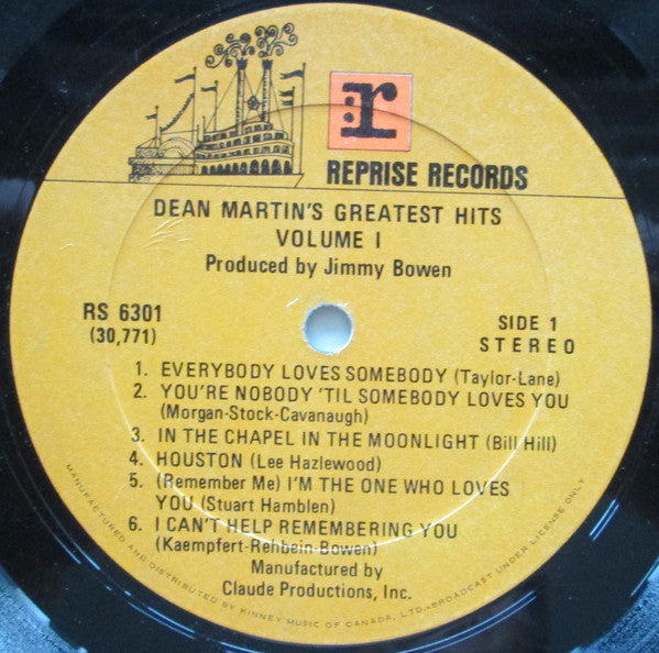 Dean Martin - Dean Martin's Greatest Hits! Vol. 1