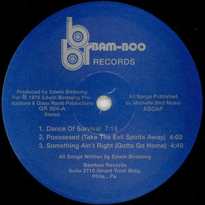 Edwin Birdsong - Dance Of Survival -