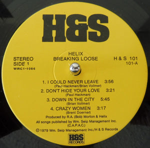 Helix - Breaking Loose - 1979