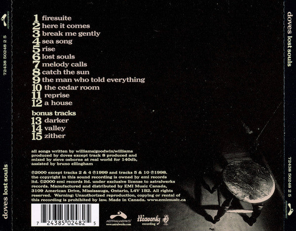 Doves - Lost Souls (CD) - 2000