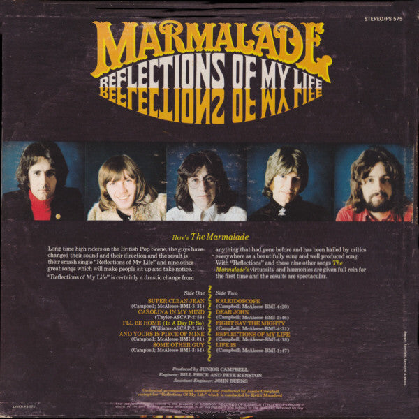 Marmalade, The - Reflections Of My Life - 1970