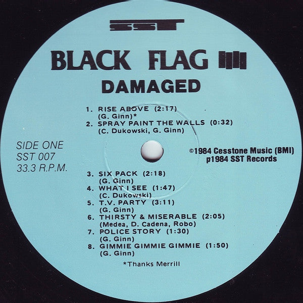 Black Flag - Damaged -
