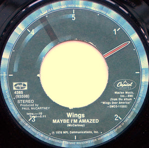Wings - Maybe I'm Amazed - 1976