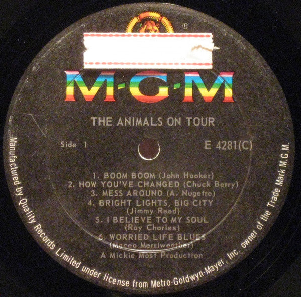 Animals, The - The Animals On Tour - 1965