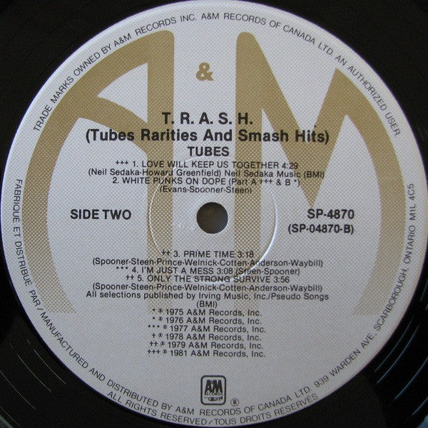 The Tubes - T.R.A.S.H. (Tubes Rarities And Smash Hits)