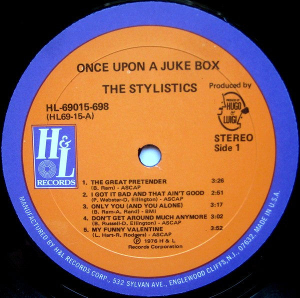 Stylistics, The - Once Upon A Juke Box - 1976