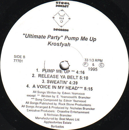 Krosfyah - "Ultimate Party" Pump Me Up - 1995