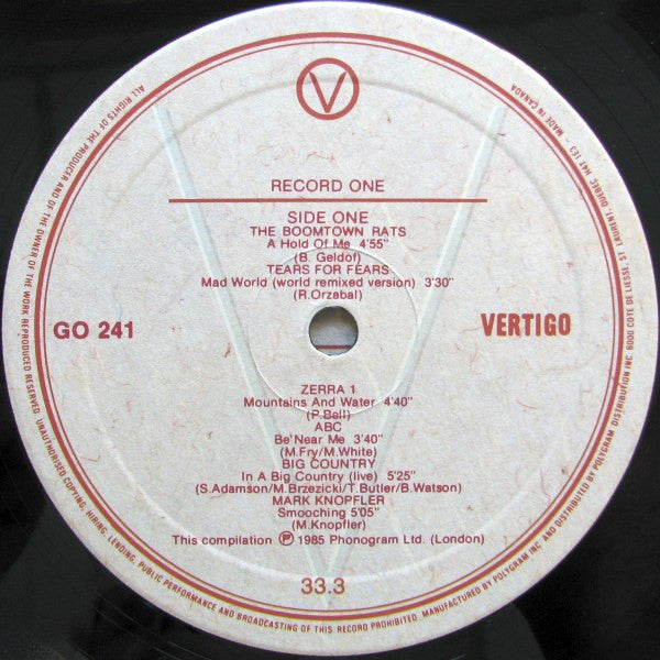 Various - Vertigo-Sampler - 1985