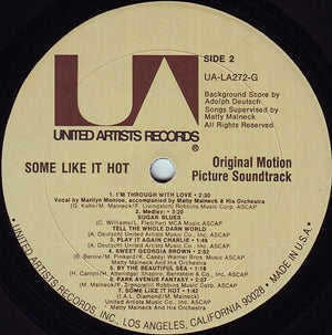 Various - Some Like It Hot (Original Music From The Motion Picture Sound Track)