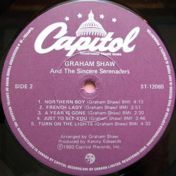 Graham Shaw And The Sincere Serenaders - Graham Shaw And The Sincere Serenaders - 1980